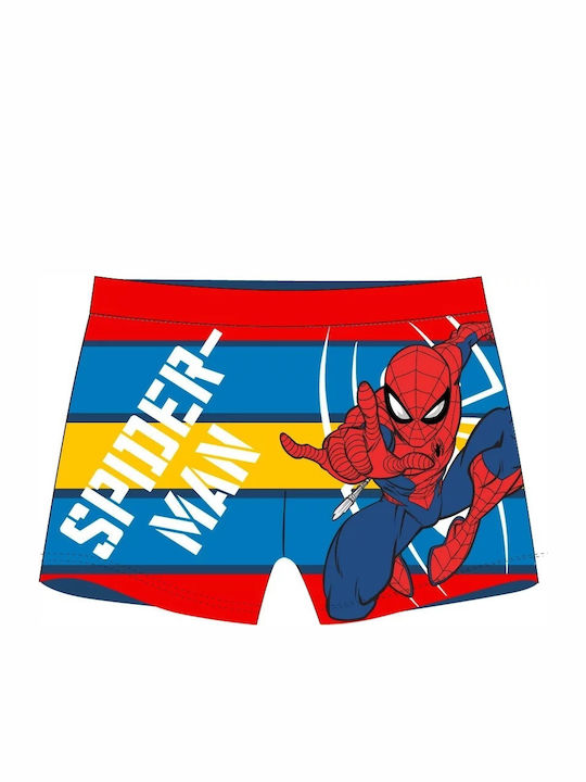 Spiderman Kids Swimwear Swim Shorts Light Blue