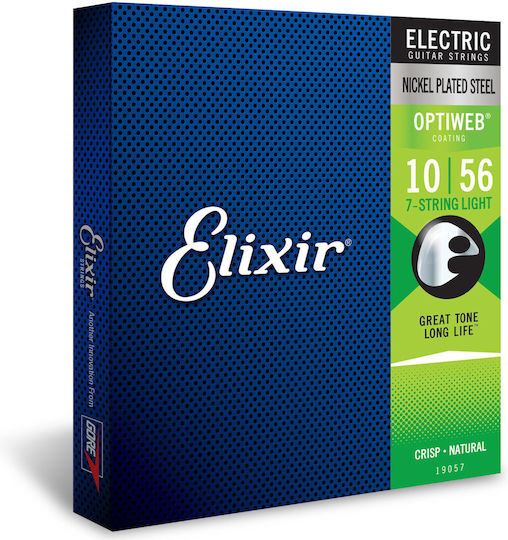 Elixir Optiweb Σετ Χορδών Steel Ηλεκτρικής Κιθάρας 10 - 56"
