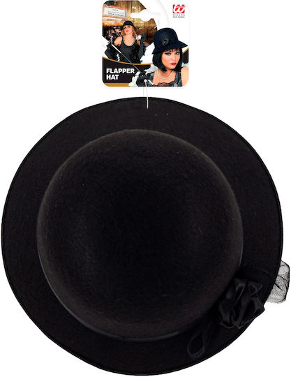 Charleston Flapper Carnival Hat Black 68577