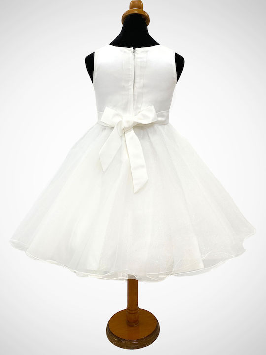 Memoirs Children's Dress Tulle Ivory Coast