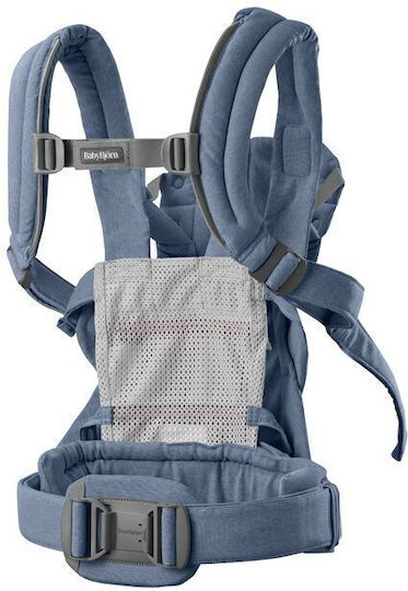 BabyBjorn Κλασικός Μάρσιπος Harmony Woven Μπλε με Μέγιστο Βάρος 15kg