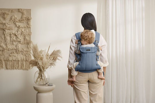 BabyBjorn Κλασικός Μάρσιπος Harmony Woven Μπλε με Μέγιστο Βάρος 15kg