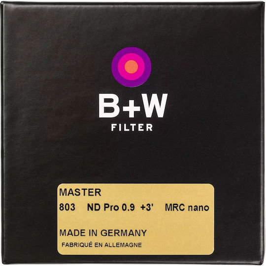 B+W 0.9 ND Filter Diameter 39mm with MRC Nano Coating Easy Clean for Photography Lens
