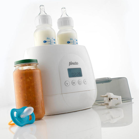 Alecto Baby Digital Затопляне На Бебешко Шише С Функция Стерилизация