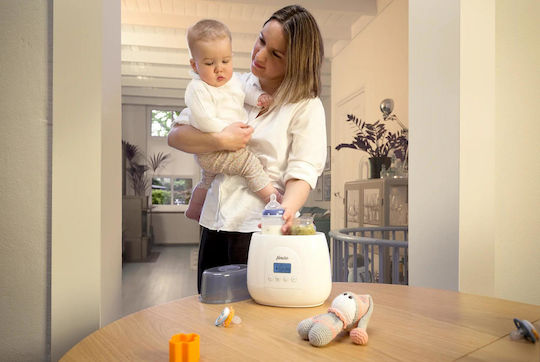 Alecto Baby Digital Затопляне На Бебешко Шише С Функция Стерилизация