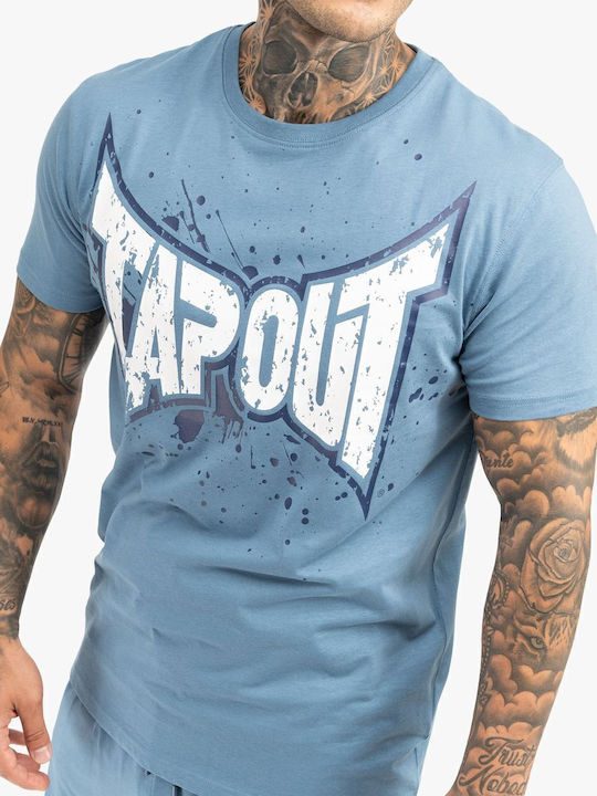 Σετ Κοντομάνικο Μπλουζάκι Σορτσάκι Tapout Dunlab Regular Fit Blue White Navy