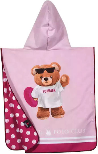 Kid's Beach Poncho Summer Bear 4039 Greenwich Polo Club
