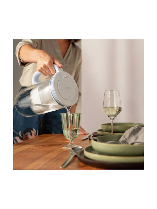 Brita Maxtra Glass Serving Jug Light Blue with Filter 2500ml