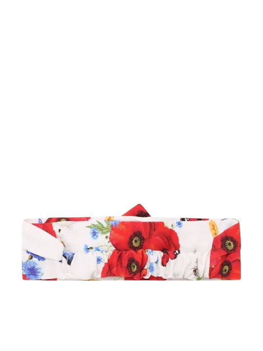 Monnalisa Hat Ribbon Band C-bow Poppies 393010 3601-9944 Girl