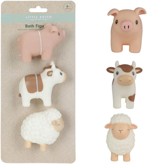 Little Dutch Set aus 3 Bauernhof-Badespielfiguren