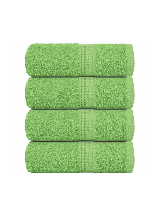 vidaXL vidaXL Badetücher 4-teiliger Handtuch-Set 30x50cm Grüne