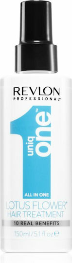 Revlon Uniq One Lotus Flower Lotion Μαλλιών για Αναδόμηση All In One Lotus Flower 150ml