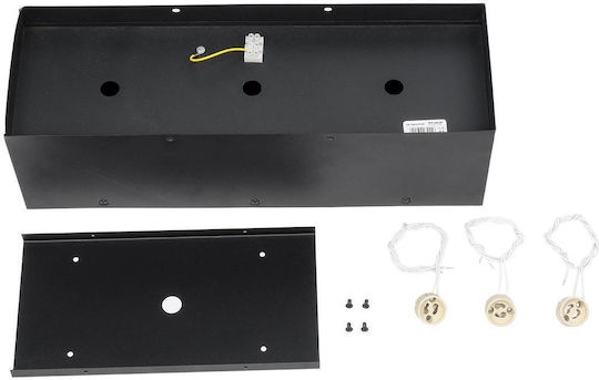 GloboStar Triple Spot with Socket GU10 in Black Color