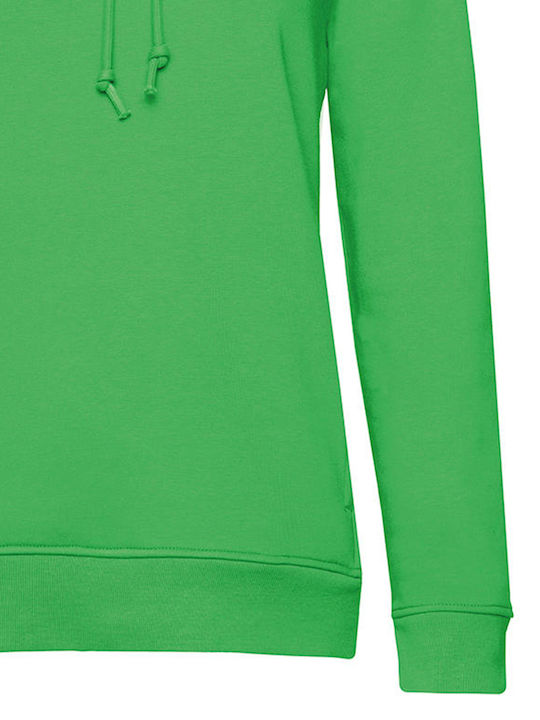 B&C Women's Long Sleeve Promotional Sweatshirt Apple Green