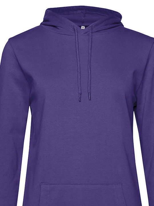 B&C Women's Long Sleeve Promotional Sweatshirt Radiant Purple