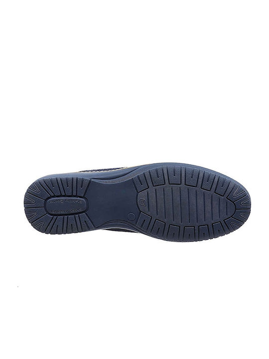 8316 Leder Blau Herrenstiefel