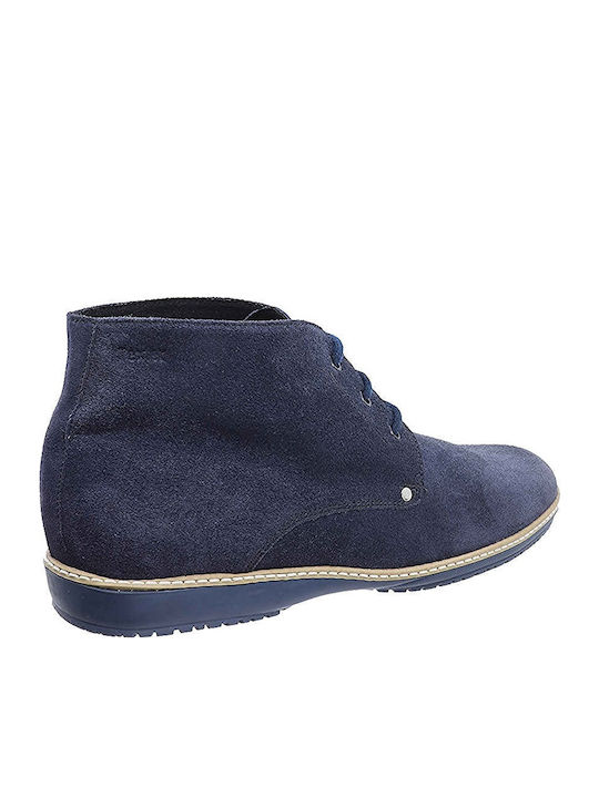 8316 Leder Blau Herrenstiefel