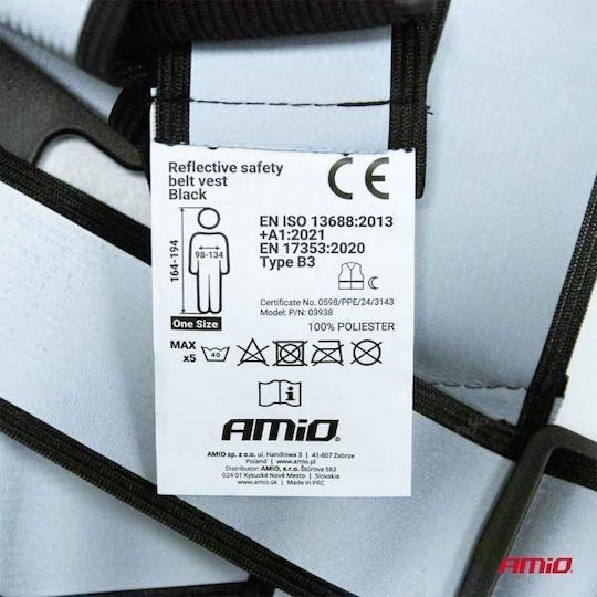 AMiO Seatbelt Black