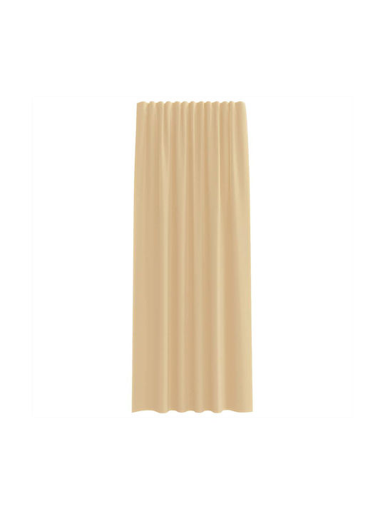 vidaXL Set Perdele Fereastra Cu Coafură Bej 140x245cm