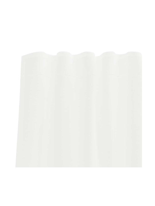 vidaXL Set Perdele Fereastra Cu Capse Albe 140x175cm