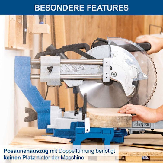 Scheppach Kapp- und Gehrungssäge Elektrisch 2000W Scheibendurchmesser 305mm