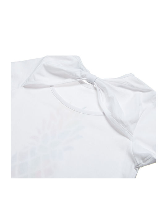 Kids' Set with Leggings Summer 2pcs White