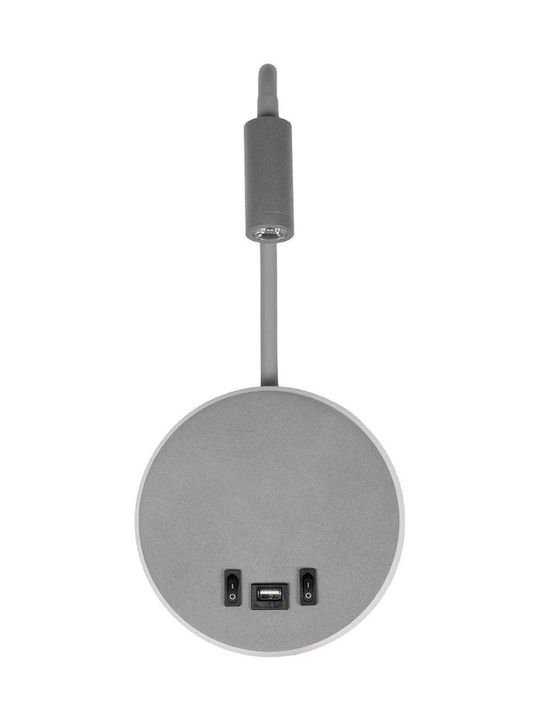 GloboStar Single LED Warm White Spot in Gray Color