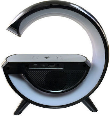Tischuhr Digital LED mit Wecker, Tischuhr & Kabelloses Aufladen Weiß BT-3401
