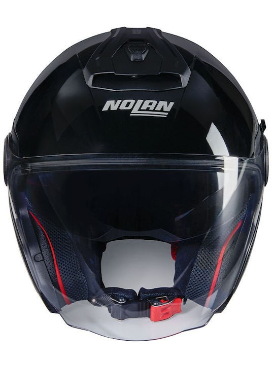 Nolan N40-5 Classic 301 Black Gloss Κράνος Μηχανής Jet ECE 22.06 με Sunvisor