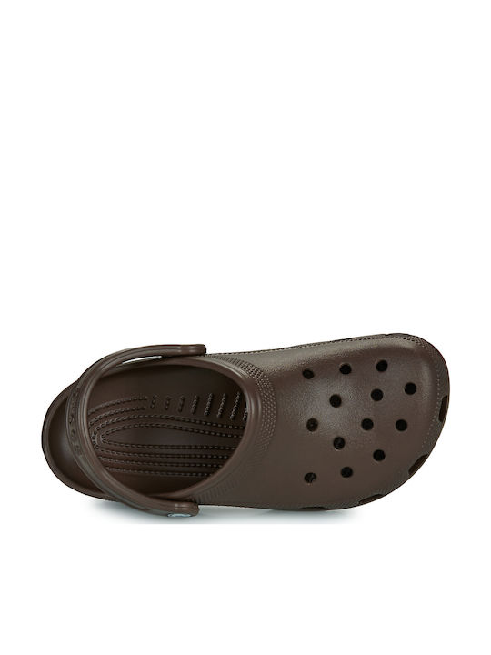 Crocs Classic Clog Σαμπό Καφέ