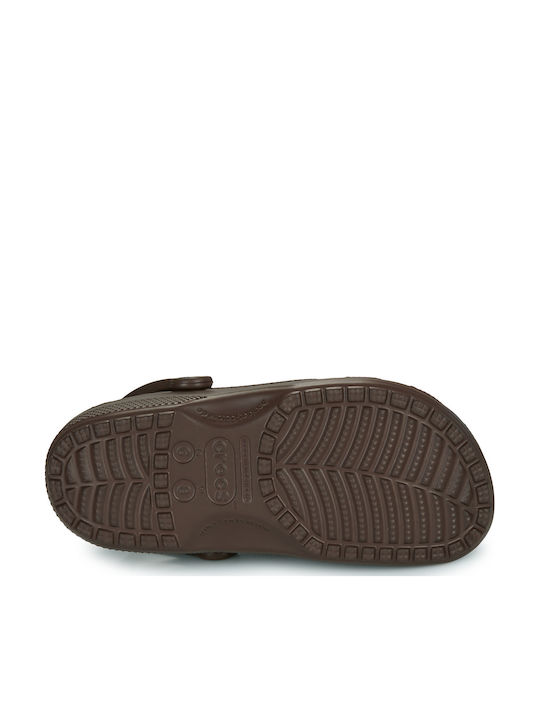 Crocs Classic Clog Σαμπό Καφέ