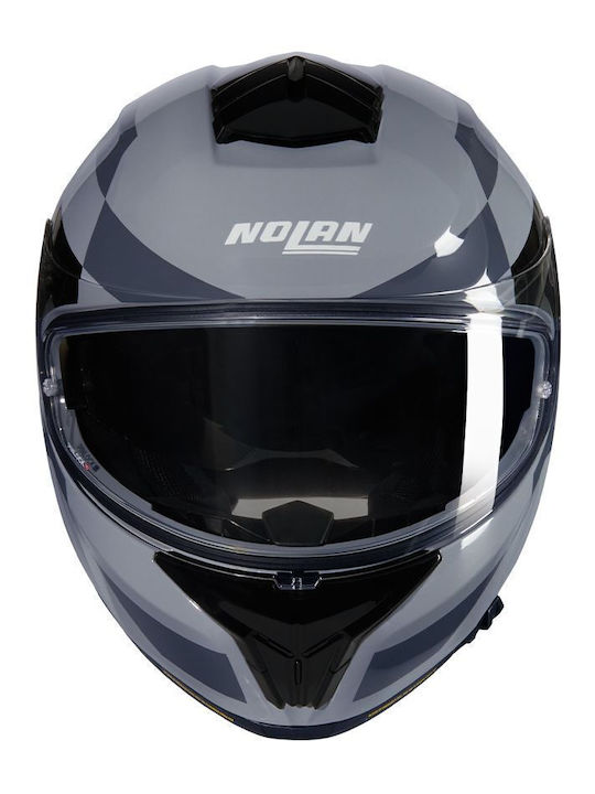 Nolan N80-8 Alfiere 345 Grey / Black Мотоциклетна каска Full Face ECE 22.06 с Sunvisor