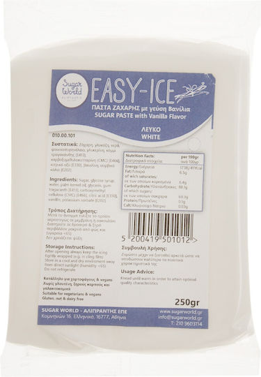 Sugarworld Sugarpaste Gluten Free 250gr Blue