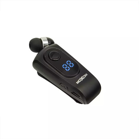 Moxom MX-WL76 In-ear Bluetooth Handsfree Ακουστικό Πέτου Μαύρο