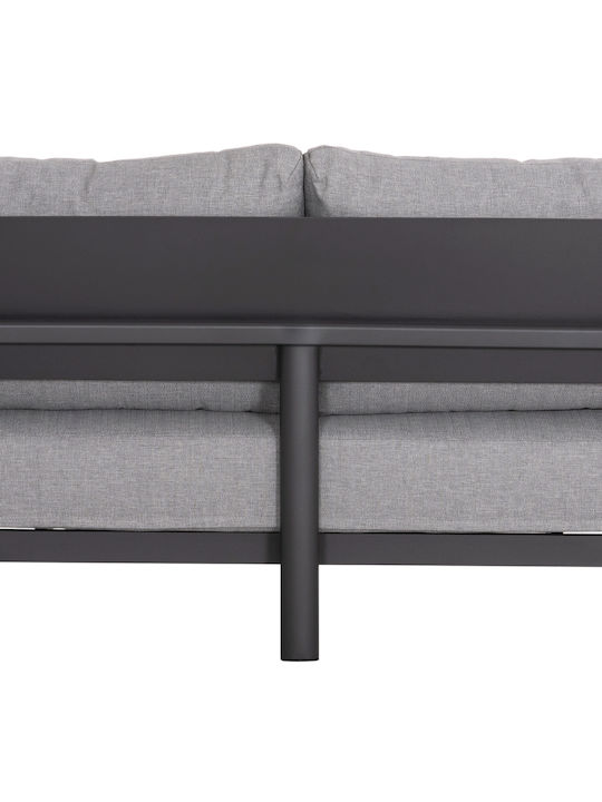 Set Mobilier Exterior Elara 4 Piese Gri Cu Perne