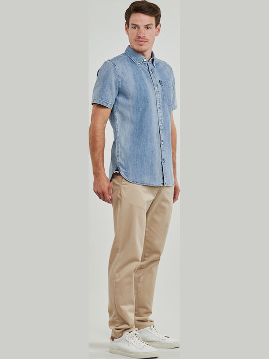 Κοντομάνικο Τζιν Πουκάμισο Denim