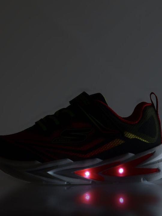 Flex-glow Ultra Kids Sneakers with Hoop & Loop Closure Multicolour