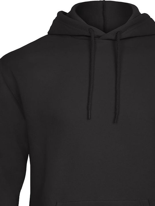 B&C Men's Long Sleeve Promotional Sweatshirt Black