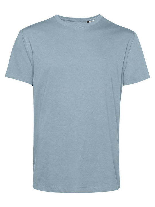 B&C E150 Ανδρικό Διαφημιστικό T-shirt Κοντομάνικο Blue Fog