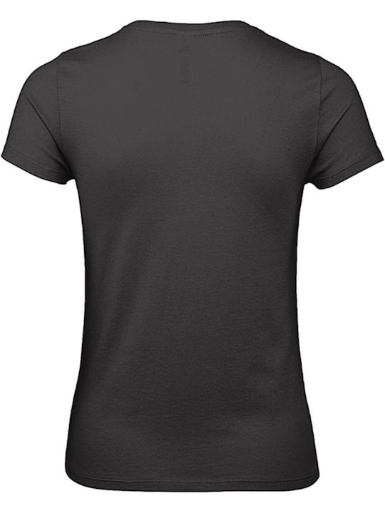 B&C Women's Short Sleeve Promotional T-Shirt Black