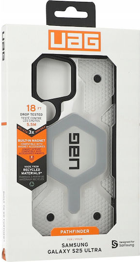 UAG Pathfinder Back Cover Durable Ice Silver (Galaxy S25 Ultra)