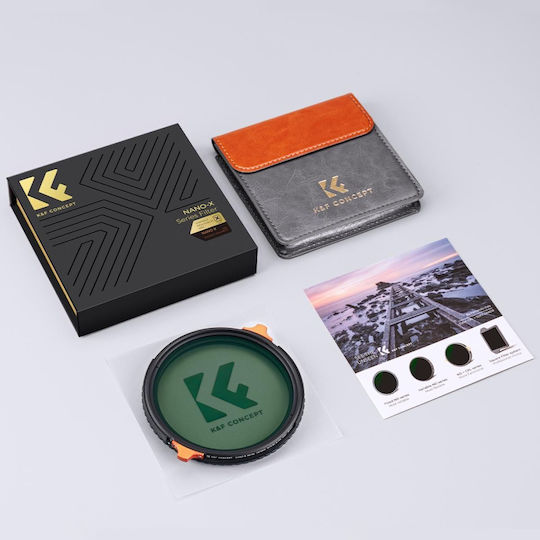 K&F Concept Nano-x Variable Filter PL / ND / CPL Durchmesser 77mm für Kameraobjektive