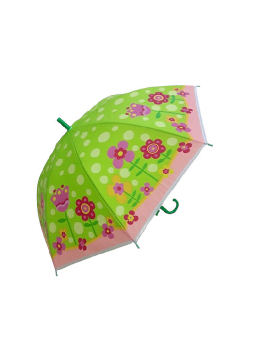 Domina Kids Curved Handle Umbrella Green