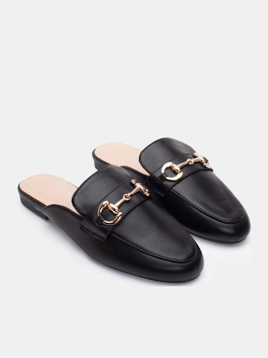Flat Mules σε Μαύρο Χρώμα