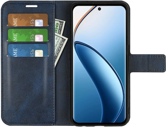Mad Mask Wallet Leather / Synthetic Leather Blue (Realme 12+)
