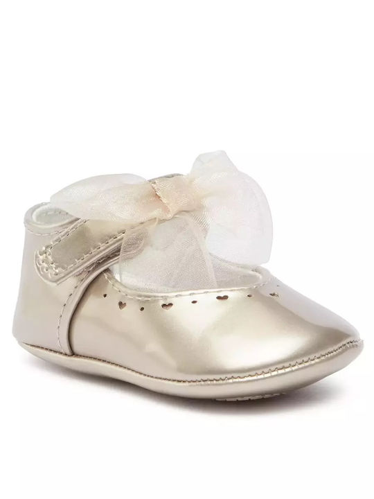 Mayoral Baby Ballerinas Gold