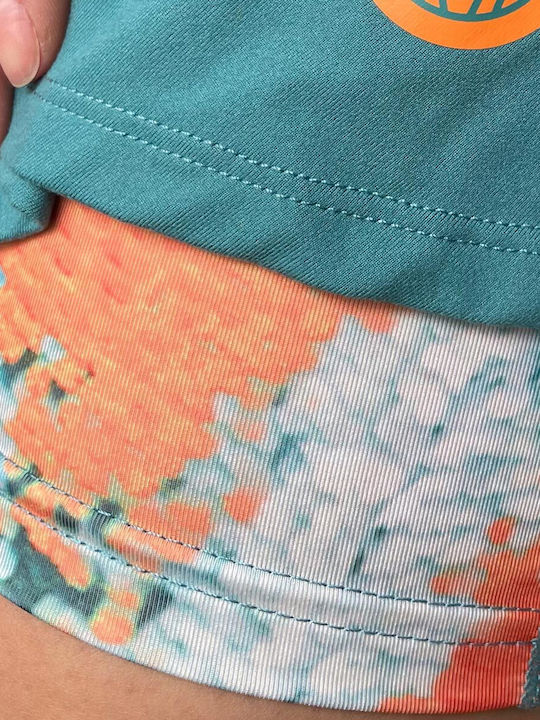 Kids' Shorts/Bermudas Fabric Petrol, Orange