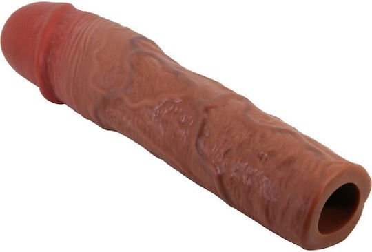 Pretty Love Penis Sleeve Proektasi Peous Kafe 7.6cm