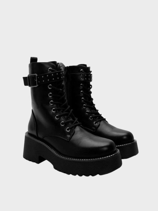 Louizidis Kampfstiefel Schwarze AV0125-1