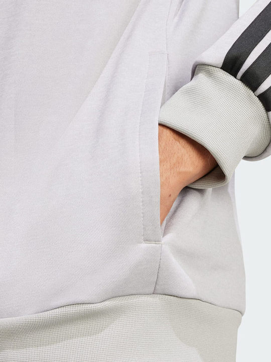 3-Stripes French Terry Лъскав с Ластик Grey